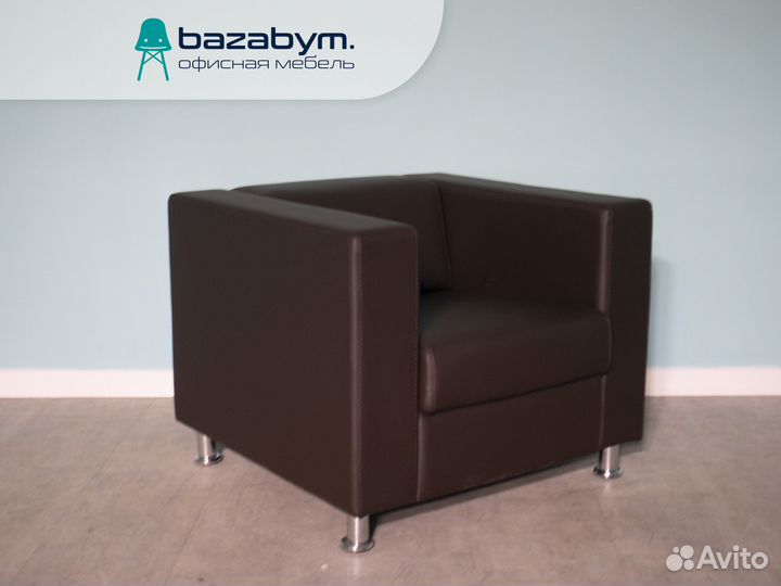 Кресло-диван офисное экокожа