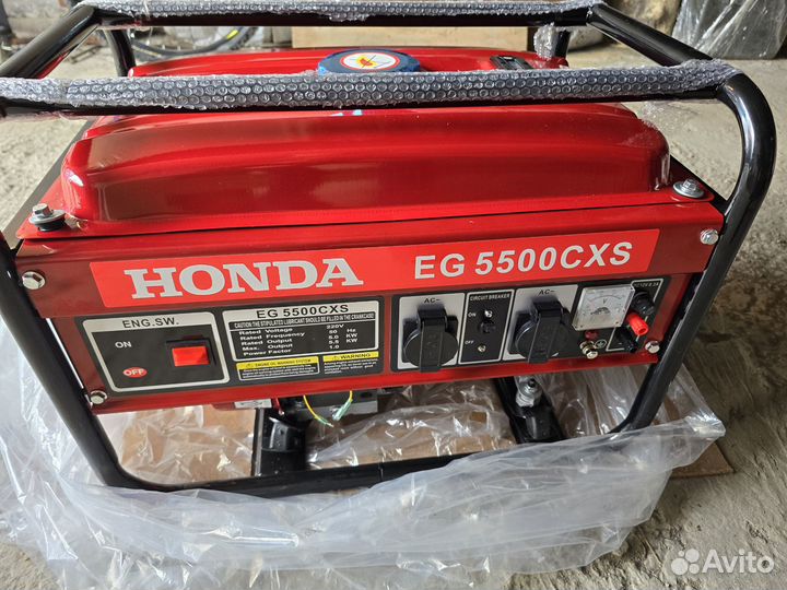 Генератор бензиновый honda EG 5500CXS новый