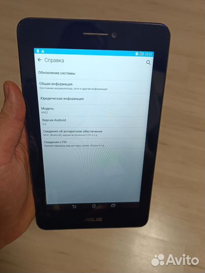Планшет asus fonepad 7