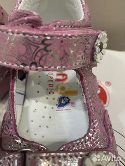 Новые кожаные сандалии Panda 21 Турция