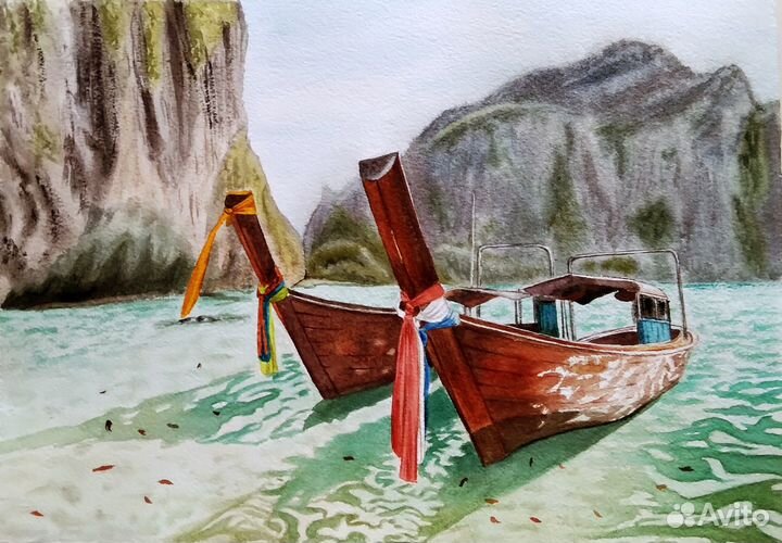 Картина акварелью 