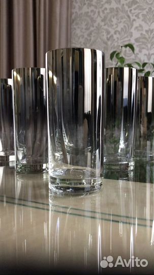 Стаканы зеркальные 6 шт
