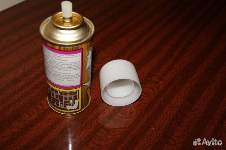 Баллон для чистки мебели, 1983 года выпуска