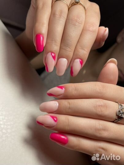 Маникюр/педикюр с покрытием гель лак