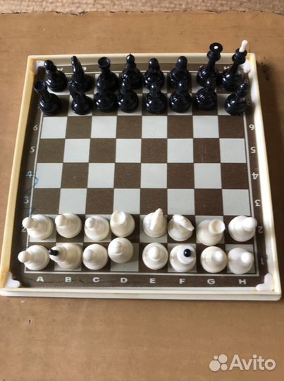 Шахматы дорожные СССР на магнитах