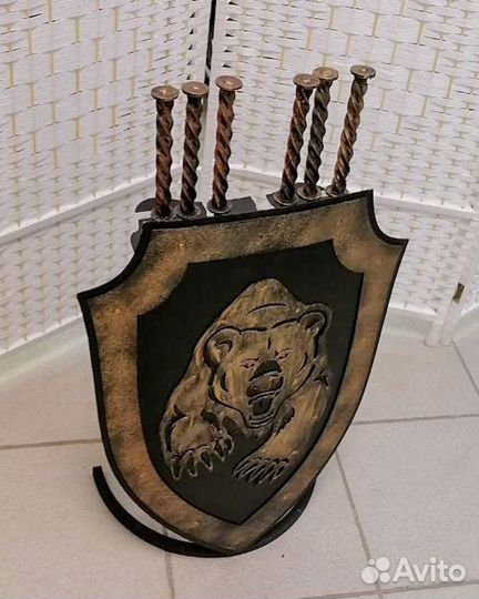 Подставка под шампуры / шампуры