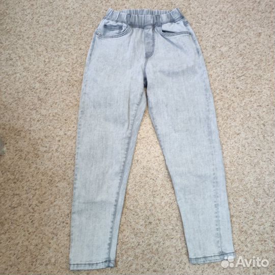 Джинсы zara 140 брюки летние Waikiki 134/140