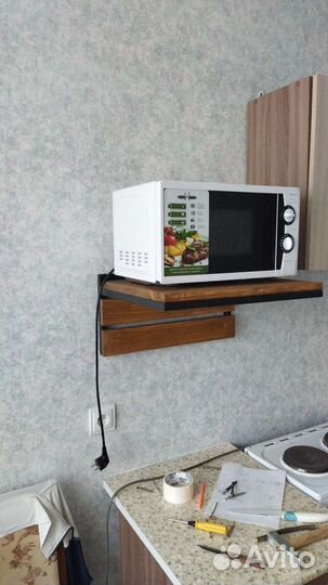 Полка под микроволновку Лофт
