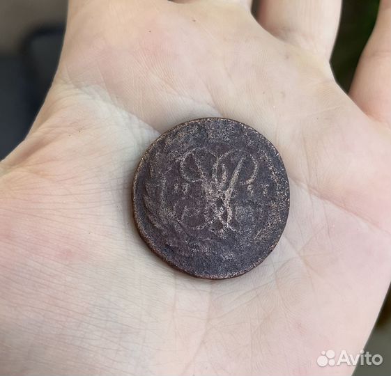 Монета 2 копейки 1787 года