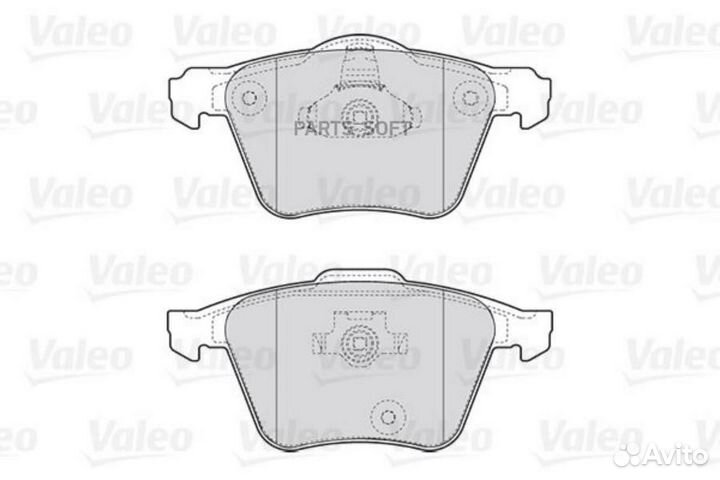 Valeo 301657 Колодки торм. пер.volvo XC90