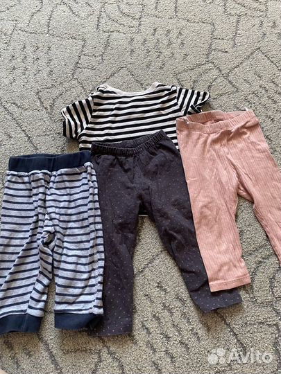 Большой пакет вещей на девочку 6-9 мес