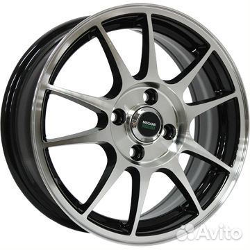 Диск Megami MGM-5 6х15 PCD 5х100 ET 38 DIA 57,1 BK