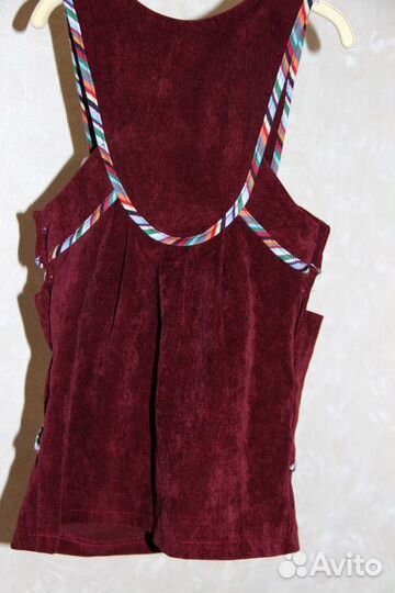 Сарафан для девочки из мягкого вельвета