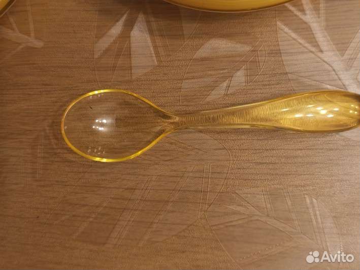 Набор кофейных чашек на двоих с ложками