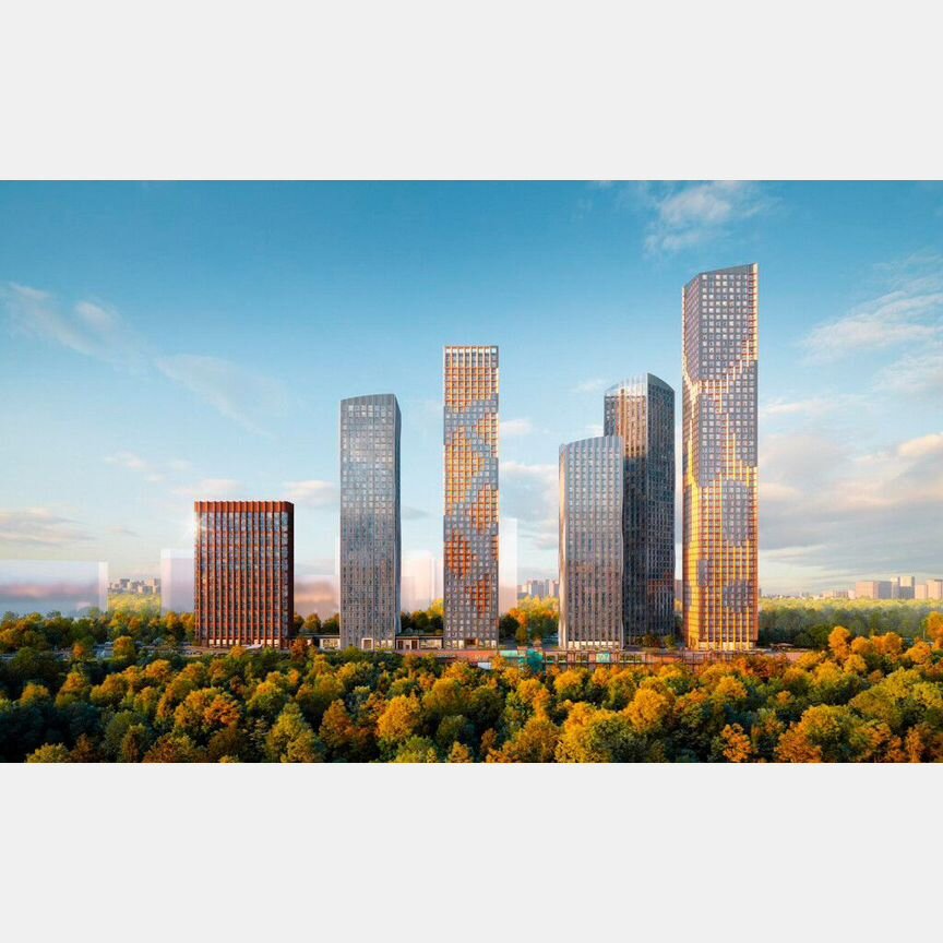 3-к. квартира, 60,9 м², 4/45 эт.