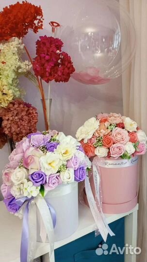 Букет цветов из мыла в наличии