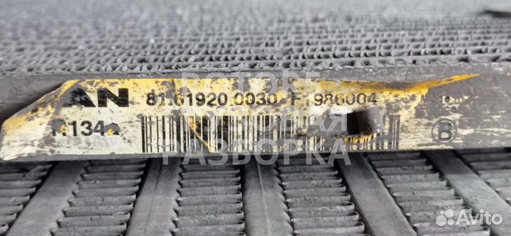 Радиатор кондиционера MAN TGX 2014 81019200030