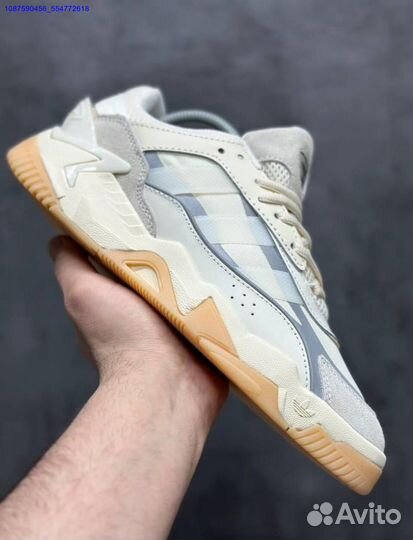 Кроссовки Adidas Niteball 2 бежевые