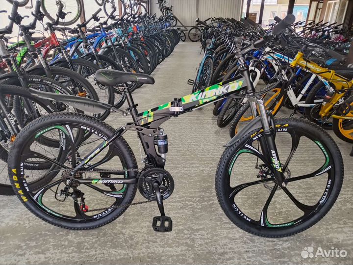 Велосипед на литых дисках