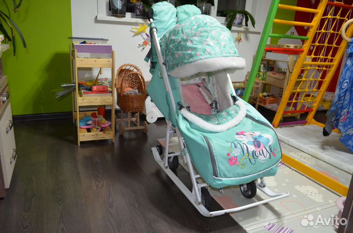 Детские санки коляска бу