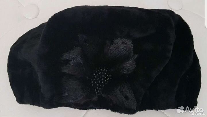 Берет из натурального меха, новый