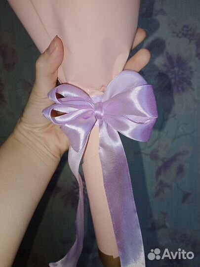 Букет из атласных лент