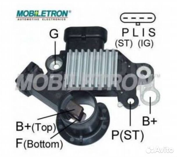 Реле регулятор Chevrolet 4 контакта VRD715