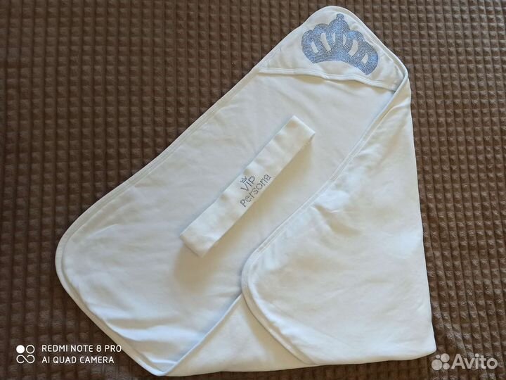 Конверт одеяло на выписку для мальчика