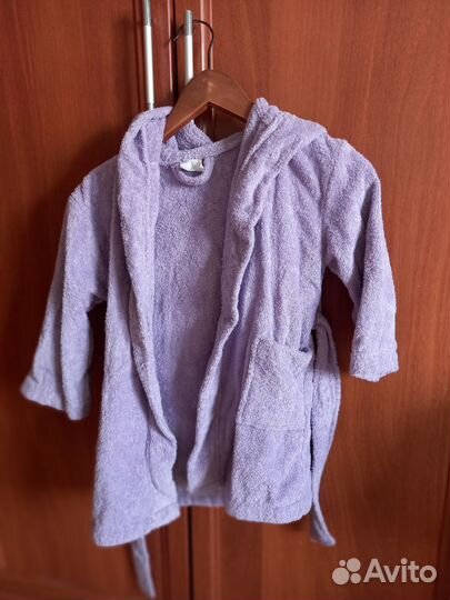 Детский махровый халат новый