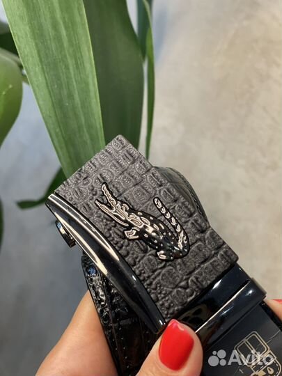 Ремень мужской кожаный автомат