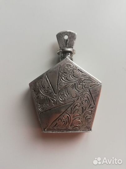 Флакон для духов, серебро 800 пробы