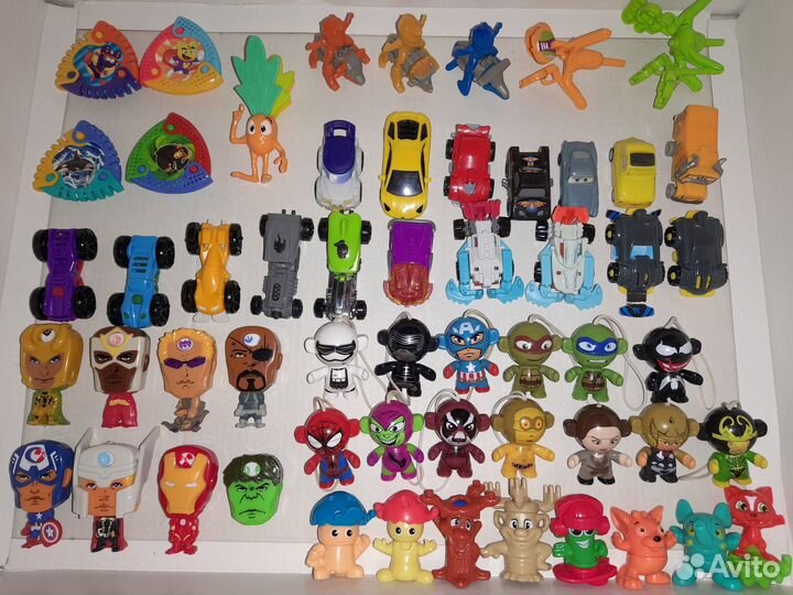 Киндер натунс марвел барби много других