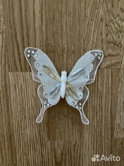Декоративная прищепка бабочка (заколка)