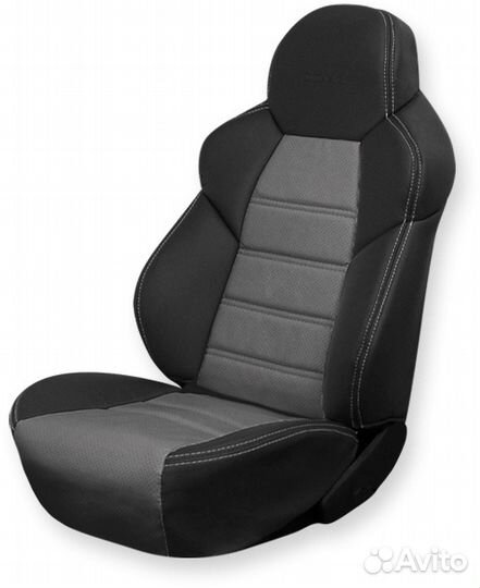 Авточехлы Drive черно/серый