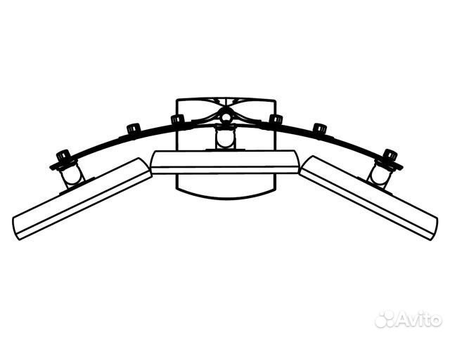 Крепление для трёх мониторов DS100 Triple-Monitor