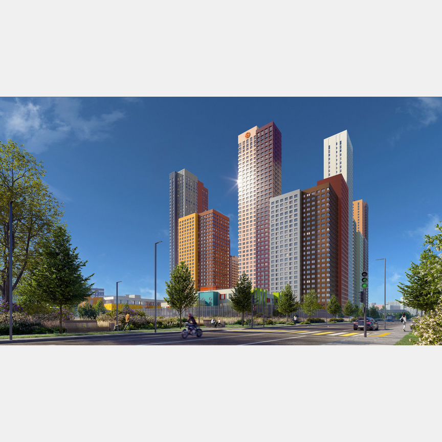 2-к. квартира, 67,1 м², 15/15 эт.