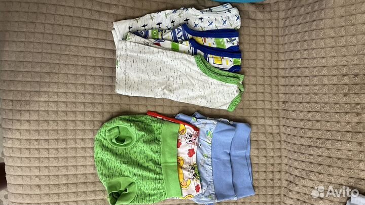 Вещи пакетом на мальчика 68 74