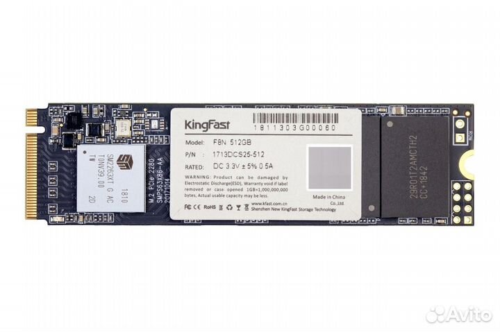 Твердотельный накопитель SSD Kingfast F8N 512Gb M