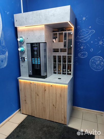 Кофейная стойка самообслуживания, кофе-поинт