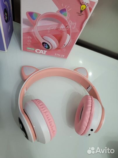 Наушники светящиеся новые