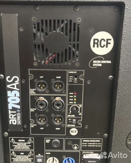 Активный сабвуфер RCF art705as