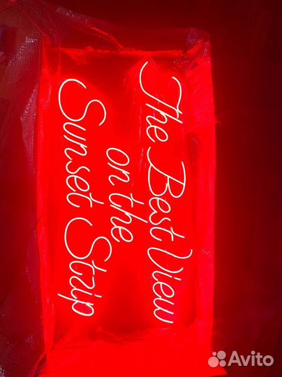 Неоновая вывеска. Дизайн бесплатно