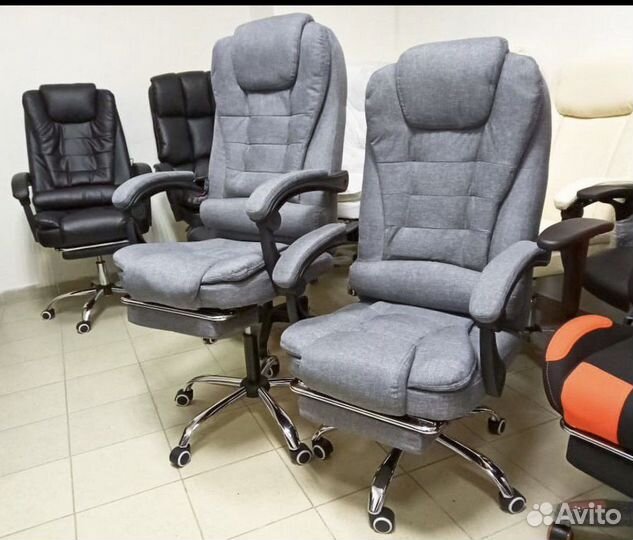 Текстильное компьютерное кресло