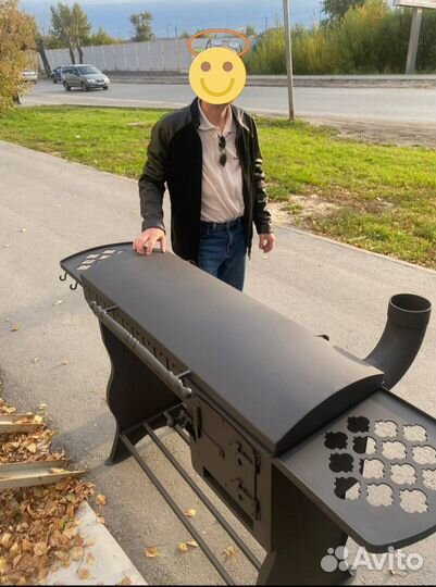 Мангал черный