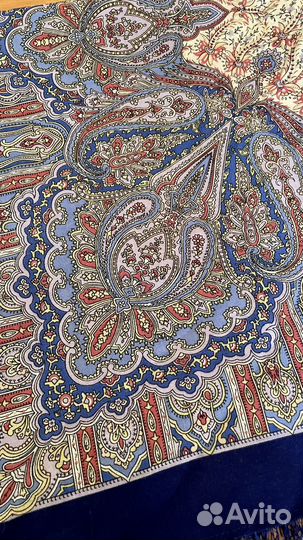 Павловопосадский платок шерсть 89*89 см