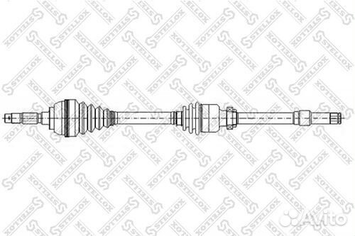 Привод передний правый 994mm. BMW E53 all 01