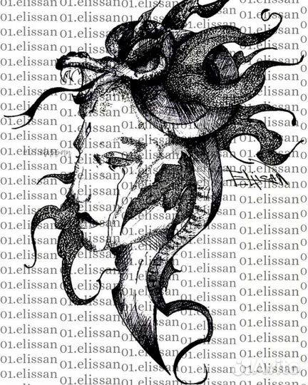 Делаю эскизы Тату