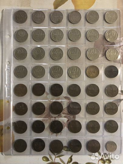 Коллекция монет мира 1200 шт