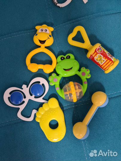Игрушки погремушки пакетом
