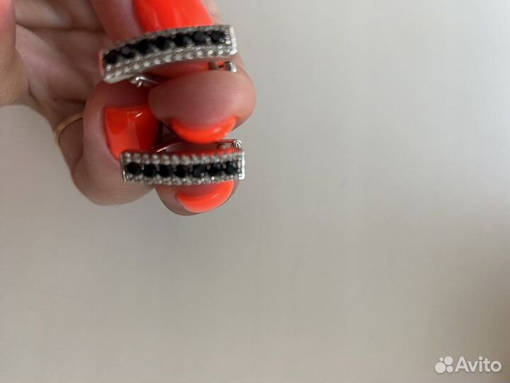 Серебряные серьги